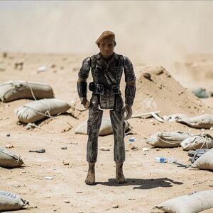 1981 Mego Eagle Force Kayo 2.5" Die-cast Metal Military Judo Fighter Action Figu